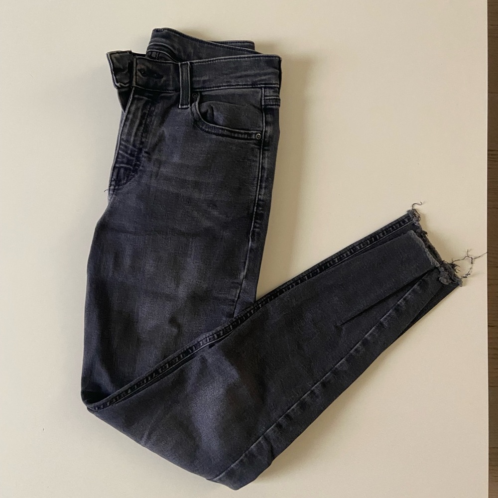 Topshop high rise ankle skinny waist 26x30